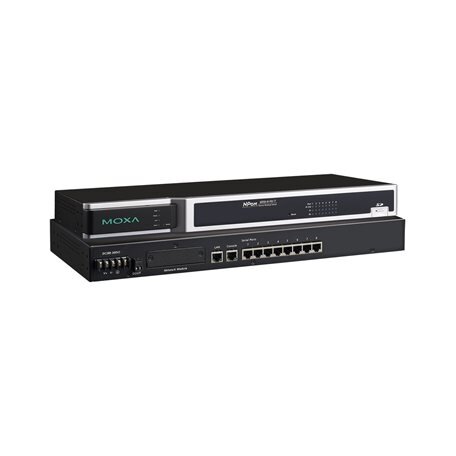 Moxa (NPort 6650-8-HV-T) 8 prievadų RS-232/422/485 į Ethernet saugus terminalų serveris, 88...300 VDC maitinimo įėjimas, Darbinė temperatūra: -40...85 °C Moxa (NPort 6650-8-HV-T) 8 prievadų RS-232/422/485 į Ethernet saugus terminalų serveris, 88...300 VDC maitinimo įėjimas, Darbinė temperatūra: -40...85 °C