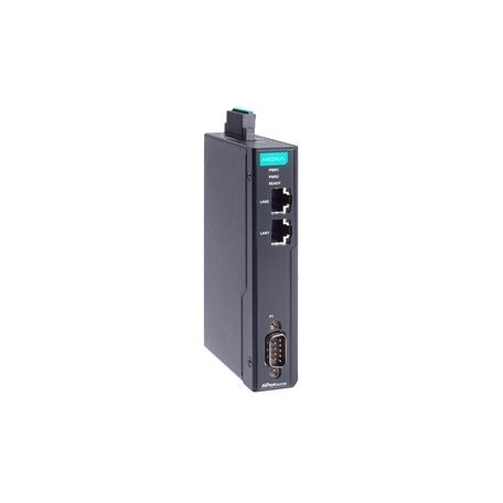 Moxa (NPort IA5450I-G2-T) 2 kartos 4 prievadų RS-232/422/485 DIN bėgelio nuosekliojo ryšio įrenginių serveris, komplektacija: 2 RJ45 prievadai, 2 kV galvaninis atskyrimas, Darbinė temperatūra: -40...75 °C 2 Moxa (NPort IA5450I-G2-T) 2 kartos 4 prievadų RS-232/422/485 DIN bėgelio nuosekliojo ryšio įrenginių serveris, komplektacija: 2 RJ45 prievadai, 2 kV galvaninis atskyrimas, Darbinė temperatūra: -40...75 °C 2