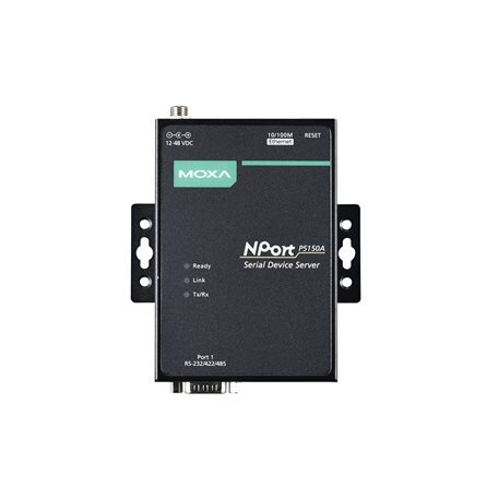 Moxa (NPort P5150A-T) 1 prievadų RS-232/422/485 PoE įrenginių serveris, Darbinė temperatūra: -40...75 °C 3 Moxa (NPort P5150A-T) 1 prievadų RS-232/422/485 PoE įrenginių serveris, Darbinė temperatūra: -40...75 °C 3