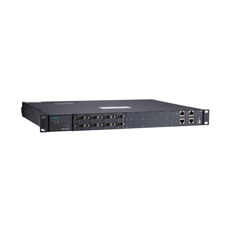 Moxa (NPort S9650I-8-2HV-E-T) 8 prievadų RS-232/422/485 atsparus aplinkai įrenginių serveris, 2 10/100BaseT(X) prievadai su IEEE 1588v2 Palaikymas, 88...300 VDC arba 85...264 VAC, Darbinė temperatūra: -40...85 °C,, komplektacija: 2 prievadų Ethernet RJ45