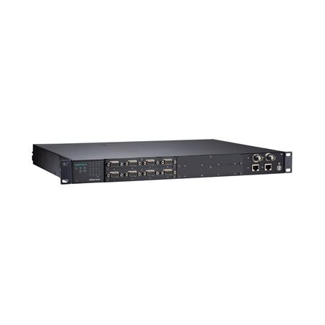 Moxa (NPort S9650I-8B-2HV-IRIG-T) 8 prievadų RS-232/422/485 atsparus aplinkai įrenginių serveris su IRIG-B signalas išėjimas on nuosekliojo ryšio prievadai, 2 10/100BaseT(X) prievadai su IEEE 1588v2 Palaikymas, 88...300 VDC arba 85...264 VAC, Darbinė temp