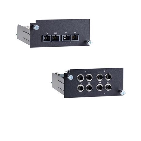 Moxa (PM-7500-2MST) Fast Ethernet modulis, komplektacija: 2 100BaseFX daugiamodis prievadai su ST jungtys, atitinka su IEC 61850-3, Darbinė temperatūra: -40...85 °C 1 Moxa (PM-7500-2MST) Fast Ethernet modulis, komplektacija: 2 100BaseFX daugiamodis prievadai su ST jungtys, atitinka su IEC 61850-3, Darbinė temperatūra: -40...85 °C 1