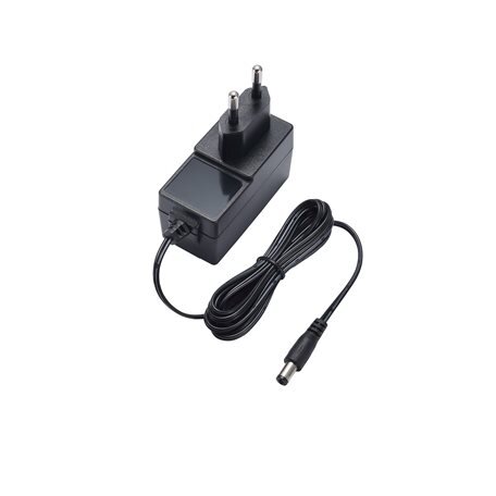 Moxa (PWR-12050-KR-S2) nefiksuojamas cilindrinis kištukas, 12 VDC, 0.5 A, 100...240 VAC, KR kištukas, Darbinė temperatūra: 0...40 °C