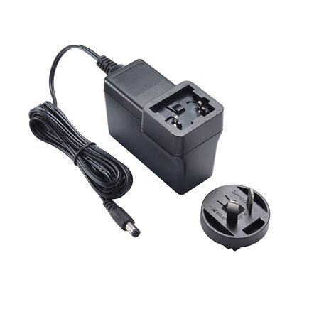 Moxa (PWR-12150-WPAU-S2) nefiksuojamas cilindrinis kištukas, 12 VDC, 1.5 A, 100...240 VAC, AU kištukas, Darbinė temperatūra: 0...40 °C
