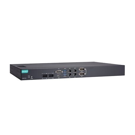 Moxa (RKP-C110-C1-2HV-T) Montuojamas į spintą 1U kompiuteris, komplektacija: Intel® Celeron® 6305E procesorius, 4 LAN prievadai, 2 nuosekliojo ryšio prievadai, 8 skaitmeniniai įėjimai (DI), 8 skaitmeniniai išėjimai (DO), 3 USB 3.0 prievadai, 1 VGA prievad Moxa (RKP-C110-C1-2HV-T) Montuojamas į spintą 1U kompiuteris, komplektacija: Intel® Celeron® 6305E procesorius, 4 LAN prievadai, 2 nuosekliojo ryšio prievadai, 8 skaitmeniniai įėjimai (DI), 8 skaitmeniniai išėjimai (DO), 3 USB 3.0 prievadai, 1 VGA prievad