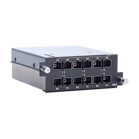 Moxa (RM-G4000-6MSC) Fast Ethernet modulis, komplektacija: 6 daugiamodis 100BaseFX prievadai su SC jungtys