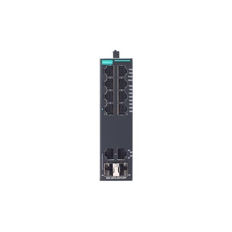 Moxa (SDS-3010-8PoE-2GTXSFP-T) kompaktiškas pramoninis išmanusis Ethernet komutatorius, komplektacija: 8 PoE/PoE+ 10/100BaseT(X) prievadai, 2 10/100/1000BaseT(X) arba 100/1000BaseSFP kombinuoti prievadai, dvigubas 12/24/48 VDC maitinimo įėjimai, Darbinė t 2 Moxa (SDS-3010-8PoE-2GTXSFP-T) kompaktiškas pramoninis išmanusis Ethernet komutatorius, komplektacija: 8 PoE/PoE+ 10/100BaseT(X) prievadai, 2 10/100/1000BaseT(X) arba 100/1000BaseSFP kombinuoti prievadai, dvigubas 12/24/48 VDC maitinimo įėjimai, Darbinė t 2