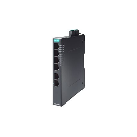 Moxa (SDS-G3006-2GTXSFP-T) kompaktiškas pramoninis išmanusis Ethernet komutatorius, komplektacija: 4 10/100/1000BaseT(X) prievadai, 2 10/100/1000BaseT(X) arba 100/1000BaseSFP kombinuoti prievadai, dvigubas 12/24/48 VDC maitinimo įėjimai, Darbinė temperatū 3