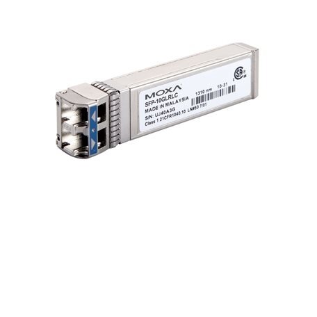 Moxa (SFP-10GSRLC-T) SFP+ modulis, komplektacija: 1 10GBase-SR prievadas, LC jungtis skirta 33m/82m/300m/400m perdavimas, Darbinė temperatūra: -40...85 °C 1