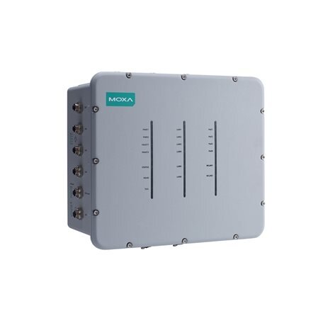 Moxa (TAP-323-JP-CT-T) Wi-Fi 4 (802.11n) geležinkelio pakelės įrangos lauko traukinio ir antžeminės infrastruktūros ryšio su dviem radijo moduliais belaidis prieigos taškas, IP68, JP dažnių juosta, Darbinė temperatūra: -40...75 °C, apsauginė elektronikos Moxa (TAP-323-JP-CT-T) Wi-Fi 4 (802.11n) geležinkelio pakelės įrangos lauko traukinio ir antžeminės infrastruktūros ryšio su dviem radijo moduliais belaidis prieigos taškas, IP68, JP dažnių juosta, Darbinė temperatūra: -40...75 °C, apsauginė elektronikos