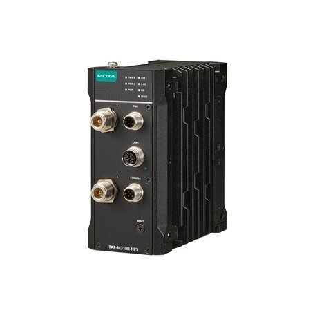 Moxa (TAP-M310R-NPS-1R-EU-CT-T) Wi-Fi 6 (802.11ax) traukinyje montuojamas belaidis prieigos taškas / klientas su vienu radijo ryšio modulis, no maitinimas skirstytuvai, vienas M12 A kodavimo 24 VDC įėjimas, EU dažnių juosta, Darbinė temperatūra: -40...75 3 Moxa (TAP-M310R-NPS-1R-EU-CT-T) Wi-Fi 6 (802.11ax) traukinyje montuojamas belaidis prieigos taškas / klientas su vienu radijo ryšio modulis, no maitinimas skirstytuvai, vienas M12 A kodavimo 24 VDC įėjimas, EU dažnių juosta, Darbinė temperatūra: -40...75 3