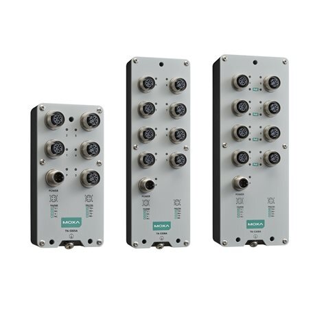Moxa (TN-5308A-WV-T) EN 50155 nevaldomas Ethernet komutatorius, komplektacija: 8 10/100BaseT(X) prievadai, M12 jungtis, vienas maitinimo įėjimas, 24...110 VDC, Darbinė temperatūra: -40...70 °C 1 Moxa (TN-5308A-WV-T) EN 50155 nevaldomas Ethernet komutatorius, komplektacija: 8 10/100BaseT(X) prievadai, M12 jungtis, vienas maitinimo įėjimas, 24...110 VDC, Darbinė temperatūra: -40...70 °C 1