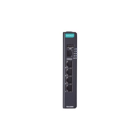 Moxa (TSN-G5004) su TSN funkcija valdomas Ethernet komutatorius, komplektacija: 4 10/100/1000BaseT(X) prievadai, Darbinė temperatūra: -10...60 °C 2
