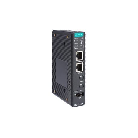 Moxa (UC-1222A) Arm® Cortex®-A53 dviejų branduolių 64-bitų 1-GHz pramoninis kompiuteris, komplektacija: 2 Ethernet prievadai, 2 RS-232/422/485 nuosekliojo ryšio prievadai, 1 USB 2.0 prievadas, 1 mPCIe plėtimo lizdas, 12...24 VDC, TPM v2.0 modulis, Moxa pr Moxa (UC-1222A) Arm® Cortex®-A53 dviejų branduolių 64-bitų 1-GHz pramoninis kompiuteris, komplektacija: 2 Ethernet prievadai, 2 RS-232/422/485 nuosekliojo ryšio prievadai, 1 USB 2.0 prievadas, 1 mPCIe plėtimo lizdas, 12...24 VDC, TPM v2.0 modulis, Moxa pr
