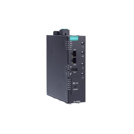 Moxa (UC-4414A-I-T) Arm Cortex-A53 keturių branduolių 1.6 GHz pramoninis kompiuteris, komplektacija: 2 Ethernet prievadai, 4 nuosekliojo ryšio prievadai (2, komplektacija: 2-kV galvaninis atskyrimas), 2 CAN prievadai, 4 skaitmeniniai įėjimai (DI), 4 skait Moxa (UC-4414A-I-T) Arm Cortex-A53 keturių branduolių 1.6 GHz pramoninis kompiuteris, komplektacija: 2 Ethernet prievadai, 4 nuosekliojo ryšio prievadai (2, komplektacija: 2-kV galvaninis atskyrimas), 2 CAN prievadai, 4 skaitmeniniai įėjimai (DI), 4 skait
