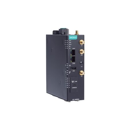 Moxa (UC-4434A-I-T) Arm Cortex-A53 keturių branduolių 1.6 GHz pramoninis kompiuteris 2 Ethernet prievadai, 4 nuosekliojo ryšio prievadai (2, komplektacija: 2-kV galvaninis atskyrimas), 2 CAN prievadai, 4 skaitmeniniai įėjimai (DI), 4 skaitmeniniai išėjima 3 Moxa (UC-4434A-I-T) Arm Cortex-A53 keturių branduolių 1.6 GHz pramoninis kompiuteris 2 Ethernet prievadai, 4 nuosekliojo ryšio prievadai (2, komplektacija: 2-kV galvaninis atskyrimas), 2 CAN prievadai, 4 skaitmeniniai įėjimai (DI), 4 skaitmeniniai išėjima 3
