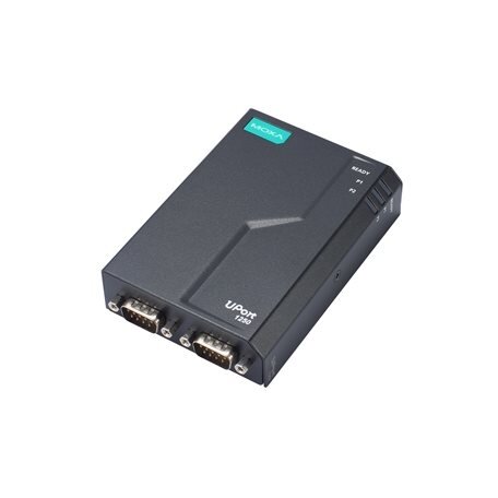 Moxa (UPort 1250-G2) 2 prievadų RS-232/422/485 USB ir nuosekliojo ryšio keitiklis, Darbinė temperatūra: 0...60 °C 2