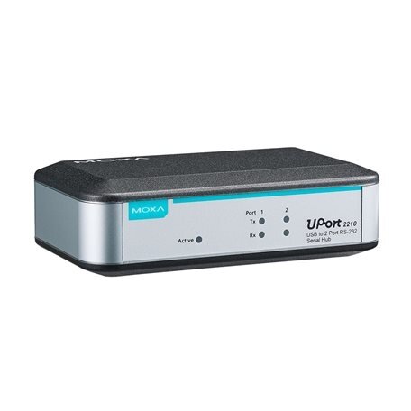 Moxa (UPort 2210) 2 prievadų RS-232 USB ir nuosekliojo ryšio keitiklis
