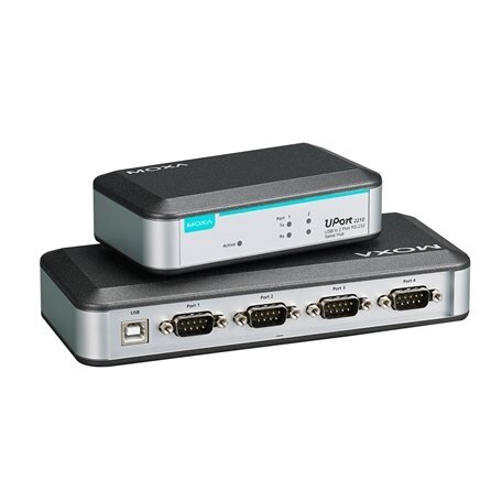 Moxa (UPort 2410) 4 prievadų RS-232 USB ir nuosekliojo ryšio keitiklis 1
