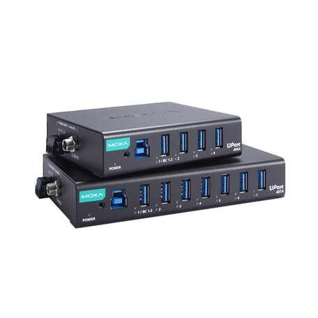 Moxa (UPort 404A-T) 4 prievadų pramoninis-grade USB 3.2 šakotuvai, Darbinė temperatūra: -40...85 °C 1 Moxa (UPort 404A-T) 4 prievadų pramoninis-grade USB 3.2 šakotuvai, Darbinė temperatūra: -40...85 °C 1