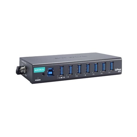 Moxa (UPort 407A-T) 7 prievadų pramoninis-grade USB 3.2 šakotuvai, Darbinė temperatūra: -40...85 °C Moxa (UPort 407A-T) 7 prievadų pramoninis-grade USB 3.2 šakotuvai, Darbinė temperatūra: -40...85 °C