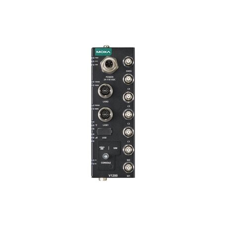 Moxa (V1202-CT-T) Arm architektūros kompaktiškas bėgelis kompiuteris, komplektacija: 2 GbE prievadai, 1 USB prievadas, 1 microSD lizdas, 24...110 VDC, Darbinė temperatūra: -40...70 °C, apsauginė elektronikos danga 2 Moxa (V1202-CT-T) Arm architektūros kompaktiškas bėgelis kompiuteris, komplektacija: 2 GbE prievadai, 1 USB prievadas, 1 microSD lizdas, 24...110 VDC, Darbinė temperatūra: -40...70 °C, apsauginė elektronikos danga 2