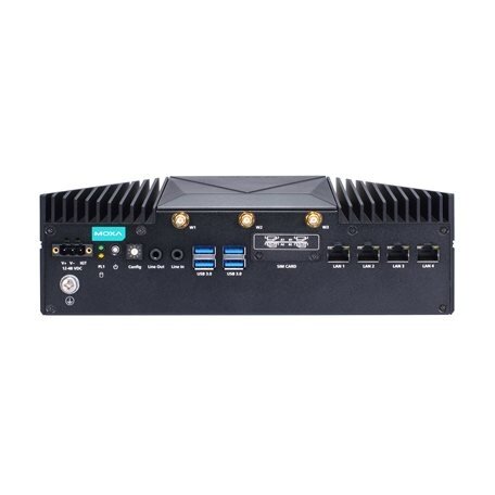 Moxa (V2403C-KL3-T) x86 kompiuteris, komplektacija: Intel® 7 kartos Core™ i3-7100U 2.4 GHz procesorius, 4 GbE prievadai, 4 COM prievadai, 4 skaitmeniniai įėjimai (DI), 4 skaitmeniniai išėjimai (DO), 1 HDMI/DP prievadas, 1 mSATA lizdas, 2 2,5" SSD/HDD lizd 2 Moxa (V2403C-KL3-T) x86 kompiuteris, komplektacija: Intel® 7 kartos Core™ i3-7100U 2.4 GHz procesorius, 4 GbE prievadai, 4 COM prievadai, 4 skaitmeniniai įėjimai (DI), 4 skaitmeniniai išėjimai (DO), 1 HDMI/DP prievadas, 1 mSATA lizdas, 2 2,5" SSD/HDD lizd 2