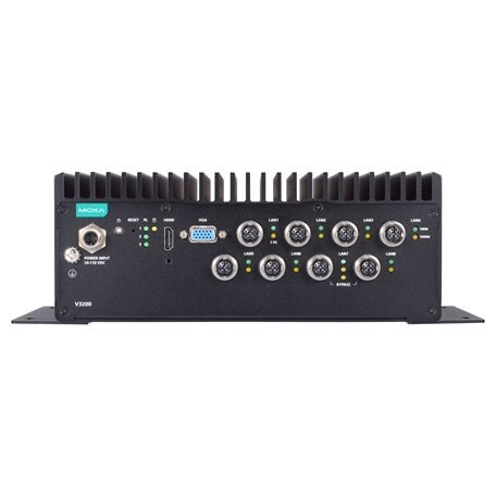 Moxa (V3210-TL3-4L-T) x86 kompiuteris, komplektacija: Intel® Core™ i3-1115G4E procesorius, 4 GbE prievadai, 4 nuosekliojo ryšio prievadai, 2 skaitmeniniai įėjimai (DI), 2 skaitmeniniai išėjimai (DO), 2 USB prievadai, 1 HDMI prievadas, 1 VGA prievadas, 2 2 2 Moxa (V3210-TL3-4L-T) x86 kompiuteris, komplektacija: Intel® Core™ i3-1115G4E procesorius, 4 GbE prievadai, 4 nuosekliojo ryšio prievadai, 2 skaitmeniniai įėjimai (DI), 2 skaitmeniniai išėjimai (DO), 2 USB prievadai, 1 HDMI prievadas, 1 VGA prievadas, 2 2 2