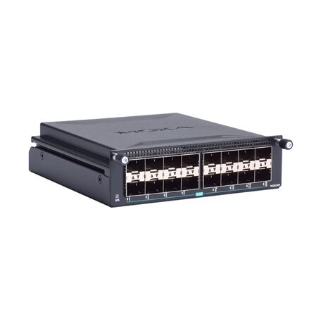 Moxa (XM-4000-16QGSFP) 2.5 Gigabit Ethernet modulis, komplektacija: 16 1000/2500BaseSFP prievadai Moxa (XM-4000-16QGSFP) 2.5 Gigabit Ethernet modulis, komplektacija: 16 1000/2500BaseSFP prievadai