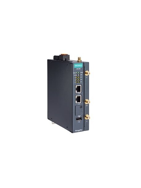 Moxa (AIG-302-T-EU-AZU-LX) 2-port Modbus RTU/ASCII/TCP to MQTT/Azure cloud-ready gateway for the EU region with Arm® Cortex™-A7 dual-core 1GHz processor, Azure IoT Edge software, -40 to 70°C operating temperature Moxa (AIG-302-T-EU-AZU-LX) 2-port Modbus RTU/ASCII/TCP to MQTT/Azure cloud-ready gateway for the EU region with Arm® Cortex™-A7 dual-core 1GHz processor, Azure IoT Edge software, -40 to 70°C operating temperature