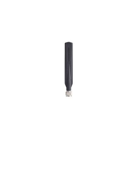 Moxa (ANT-WDB-ANM-0502) 5 dBi at 2.4 GHz or 2 dBI at 5 GHz, N-type (male), omnidirectional antenna