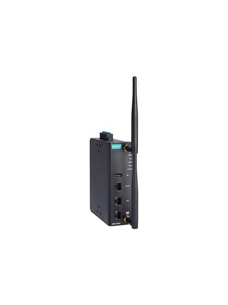 Moxa (AWK-3252A-UN-T) Industrial Wi-Fi 5 (802.11ac) wireless AP/bridge/client, UN band, -40 to 75°C operating temperature