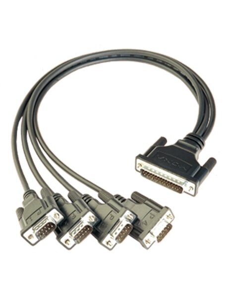 Moxa (CBL-M44M9x4-50) DB44 male to DB9 male serial cable, 50 cm