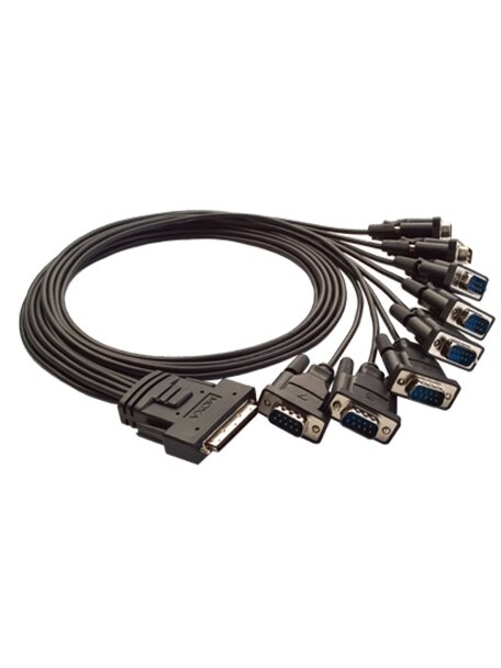 Moxa (CBL-M68M9x8-100) SCSI VHDCI 68 to 8 x DB9 male serial cable, 1 m