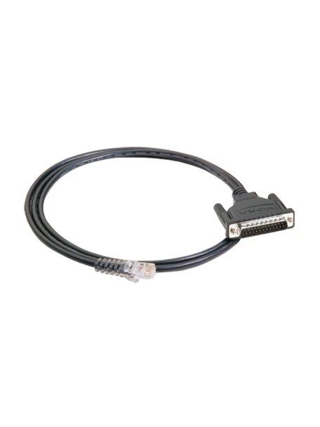 Moxa (CBL-RJ45M25-150) 8-pin RJ45 to DB25 male serial cable, 1.5m