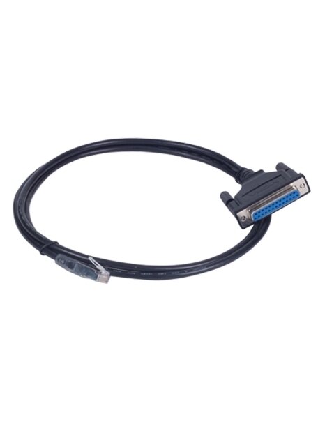 Moxa (CBL-RJ45SF25-150) 8-pin RJ45 to DB25 female serial cable with shielding, 1.5m