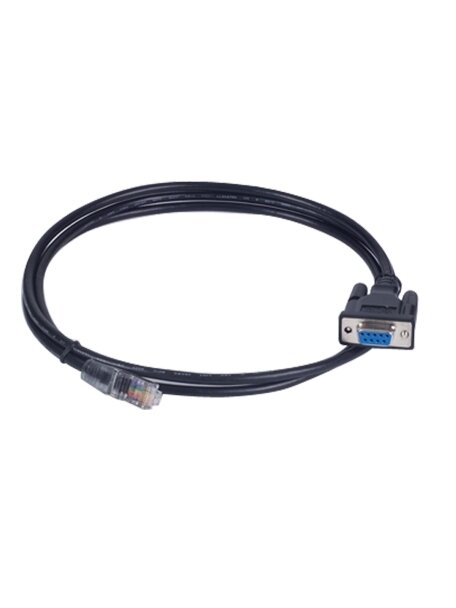 Moxa (CBL-RJ45SF9-150) 8-pin RJ45 to DB9 female serial cable with shielding, 1.5m