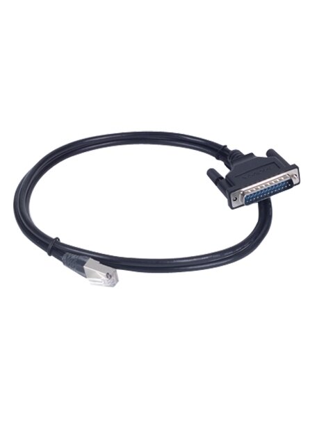 Moxa (CBL-RJ45SM25-150) 8-pin RJ45 to DB25 male serial cable with shielding, 1.5m