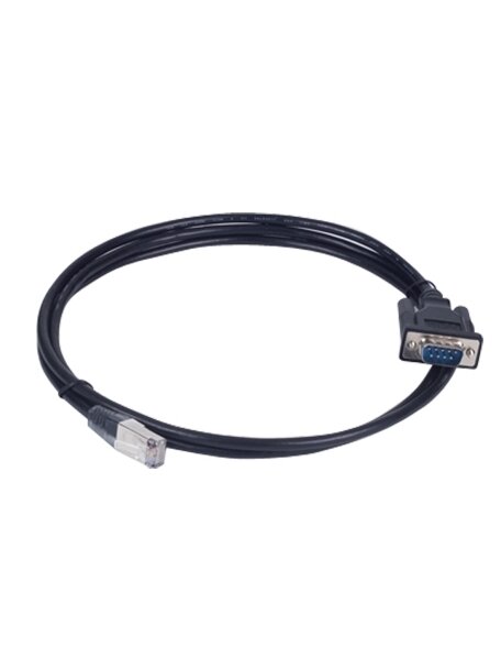 Moxa (CBL-RJ45SM9-150) 8-pin RJ45 to DB9 male serial cable with shielding, 1.5m