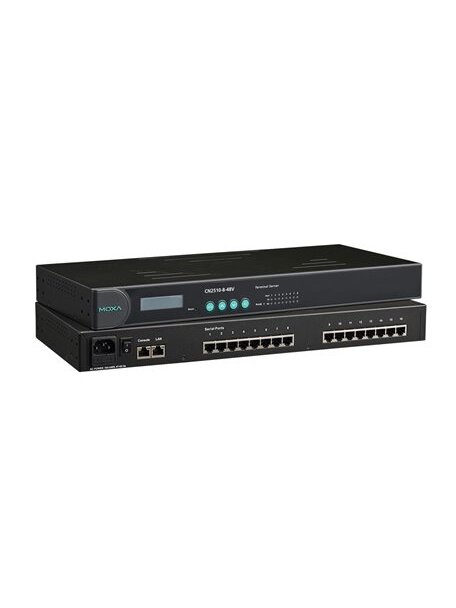 Moxa (CN2510-16-48V) 16-port RS-232 Async Server, +/-48 VDC power input 1 Moxa (CN2510-16-48V) 16-port RS-232 Async Server, +/-48 VDC power input 1