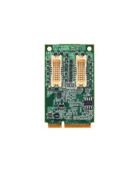 Moxa (CP-104N-I-T) 4-port RS-232 Mini PCI Express serial board with 2.5 kV capacitive isolation,-40 to 85°C operating temperature 1 Moxa (CP-104N-I-T) 4-port RS-232 Mini PCI Express serial board with 2.5 kV capacitive isolation,-40 to 85°C operating temperature 1