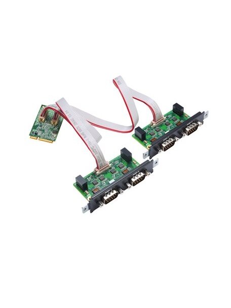 Moxa (CP-104N-I-T) 4-port RS-232 Mini PCI Express serial board with 2.5 kV capacitive isolation,-40 to 85°C operating temperature Moxa (CP-104N-I-T) 4-port RS-232 Mini PCI Express serial board with 2.5 kV capacitive isolation,-40 to 85°C operating temperature