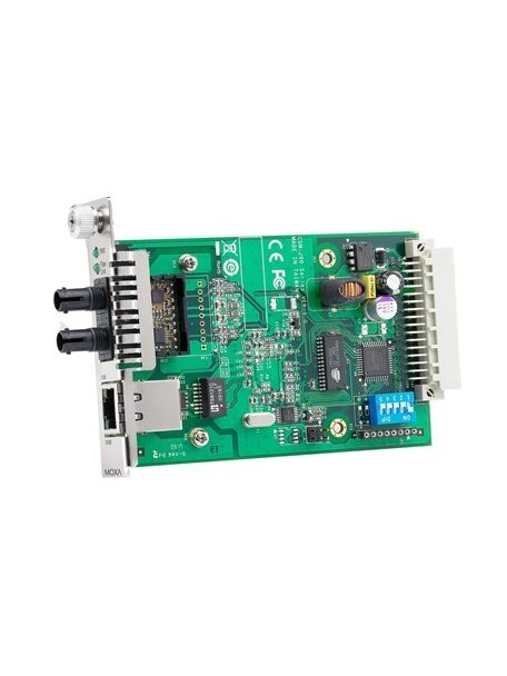 Moxa (CSM-200-1213) 10/100BaseT(X) to 100BaseFX slide-in module media converter, multi-mode ST connector Moxa (CSM-200-1213) 10/100BaseT(X) to 100BaseFX slide-in module media converter, multi-mode ST connector