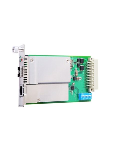 Moxa (CSM-G200-1221) 10/100/1000BaseT(X)-to-100/1000BaseSFP slide-in media converter module Moxa (CSM-G200-1221) 10/100/1000BaseT(X)-to-100/1000BaseSFP slide-in media converter module