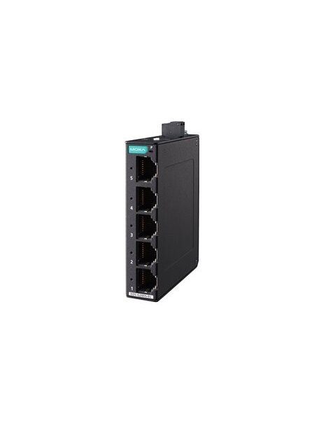 Moxa (EDS-G2005-EL-T) Unmanaged full Gigabit Ethernet switch with 5 10/100/1000 BaseT(X) ports, 12/24/48 power input, metal housing, -40 to 75°C operating temperature 3 Moxa (EDS-G2005-EL-T) Unmanaged full Gigabit Ethernet switch with 5 10/100/1000 BaseT(X) ports, 12/24/48 power input, metal housing, -40 to 75°C operating temperature 3