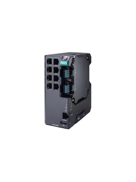 Moxa (EDS-G4008-HV-T) Managed Ethernet switch with 8 10/100/1000BaseT(X) ports, single power supply, 110/220 VAC/VDC, -40 to 75°C operating temperature 3