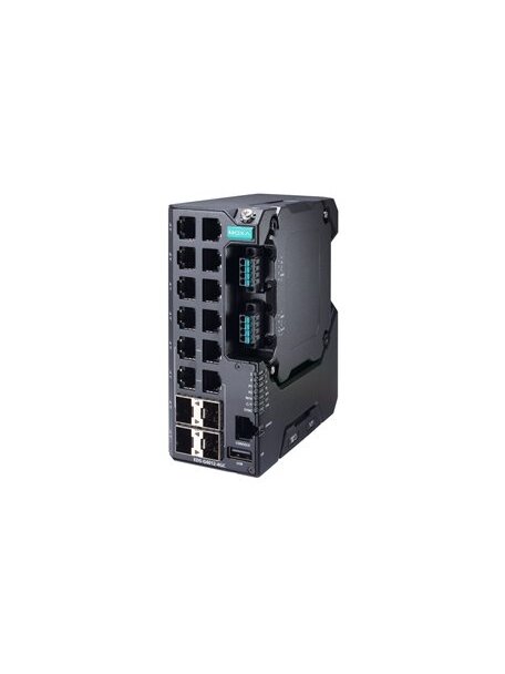 Moxa (EDS-G4012-8P-4QGS-LVB) Managed Ethernet switch with 8 10/100/1000BaseT(X) ports with 802.3bt PoE, 4 1000/2500BaseSFP ports, dual power supply, 12/24/48 VDC, -10 to 60°C operating temperature 3 Moxa (EDS-G4012-8P-4QGS-LVB) Managed Ethernet switch with 8 10/100/1000BaseT(X) ports with 802.3bt PoE, 4 1000/2500BaseSFP ports, dual power supply, 12/24/48 VDC, -10 to 60°C operating temperature 3