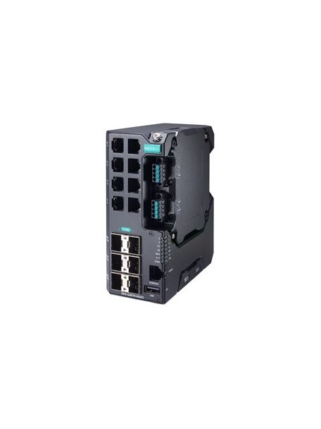 Moxa (EDS-G4014-6QGS-LV) Managed Ethernet switch with 8 10/100/1000BaseT(X) ports, 6 1000/2500BaseSFP ports, dual power supply, 12/24/48 VDC, -10 to 60°C operating temperature 3 Moxa (EDS-G4014-6QGS-LV) Managed Ethernet switch with 8 10/100/1000BaseT(X) ports, 6 1000/2500BaseSFP ports, dual power supply, 12/24/48 VDC, -10 to 60°C operating temperature 3