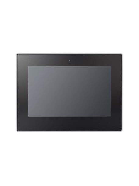 Moxa (EXPC-F2120W-TL1-DC) 12.1-inch flat-panel fanless industrial computer with Intel® Celeron® 6305E processor, 1200-nit PCAP touchscreen, 4 Ethernet ports, 3 serial ports, 1 VGA port, 1 DisplayPort, 9 to 36 VDC power input, IP66 (front), IP42 (rear), -4 1