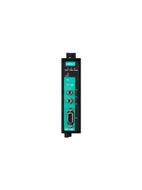 Moxa (ICF-1180I-M-ST-T) PROFIBUS to fiber converter, multi-mode, ST connector, -40 to 75°C operating temperature 2 Moxa (ICF-1180I-M-ST-T) PROFIBUS to fiber converter, multi-mode, ST connector, -40 to 75°C operating temperature 2
